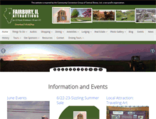 Tablet Screenshot of fairburyilattractions.com